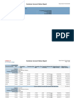 Customer Account Status Report