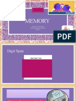 1 Short Term and Working Memory