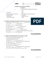 Touchstone 2 Unit 8 Written Quiz (TS - U8 - WQ)