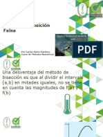 Método de Posición Falsa PDF