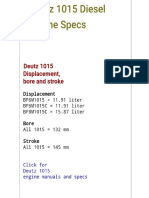 Deutz1015 Torque Setting