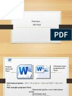 MS Word - Uvod