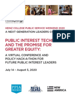 Public Service Weekend Program 2020 PDF