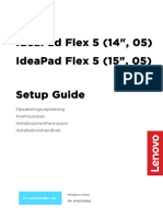 lenovo ideapad flex 5 setup guide (april 2020)