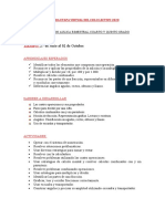 Planificación aulica bimestral matemática grados 4to a 7mo