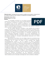 Oliver Garrigue - Sociología Del Valor Económico y Análisis Socio-Económico. Construcción de Un Concepto Sociológico de Valor Económico y Su Utilización en Sociología Económica