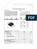 NDS9955 Dual N-Channel Enhancement Mode Field Effect Transistor