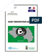 Republique Guinee Guide Therapeutique National PDF