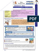 23 DE SETIEMBRE MIÉRCOLES - GUÍA DE TRABAJO M - 4to C - Capelito PDF