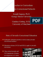 Approaches To Curriculum in Juvenile Correctional Schools