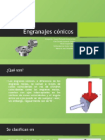 Engranajes Cónicos. Presentación Con Fórmulas.