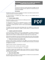 Procedimiento Constructivo de Rampa para Contencion de Acumulación de Agua de Lluvia