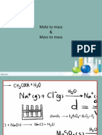 Mole To Mass & Mass To Mass