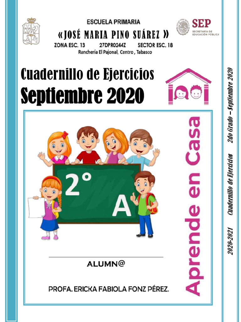 Cuadernillo de Ejercicios 2do Grado | PDF