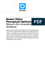 Beamr Video Perceptual Optimization:: Return-On-Investment Analysis