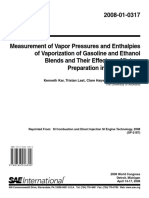 2008-01-0317 - Measurement of Vapor Pressures and Enthalpies of Formation of Gasoline and Ethanol Blends - Raine - Auckland PDF