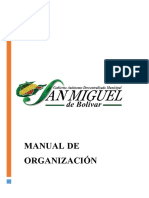Manual de Organización GAD San Miguel de Bolívar