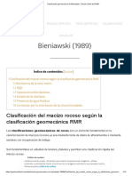 Clasificación Geomecánica de Bieniawski. Cálculo Online Del RMR