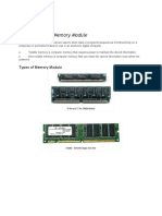 Types of Memory Modules