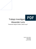 Alexander Luria Informe