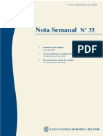 Nota Semanal de Reporte de Inflacion PDF