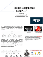 Análisis de Las Pruebas Saber 11º