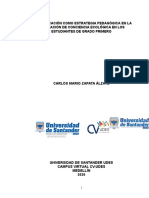 La Gamificación Como Estrategia Pedagógica en La Generación de Conciencia Ecológica en Los Estudiantes de Grado Primero