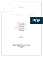 Actividad 1 - Aproximación a los enfoques de investigación Apa