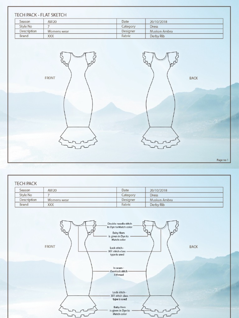 Techpack PDF | PDF