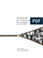 The Essential 20th Century Repertoire For Orchestra