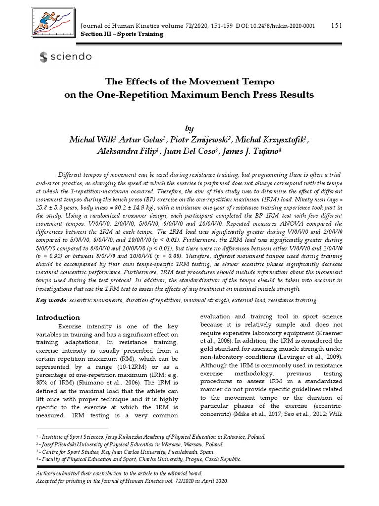 (18997562 Journal of Human The Effects of The Movement