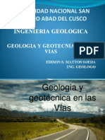 Geologia y Geotecnia en Las Vias