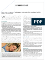 Improving Sleep Quality