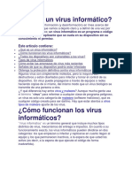 Qué Es Un Virus Informático Y Otros Temas.