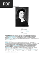 George BerkeleyIrish Philosopher