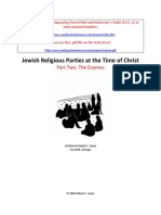 Jewish Religious Parties at The Time of Christ: Part Two: The Essenes