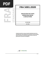 Fra 5001-2020 - Deflection Test With Benkelman Beam 2-Deflections + Appendix A