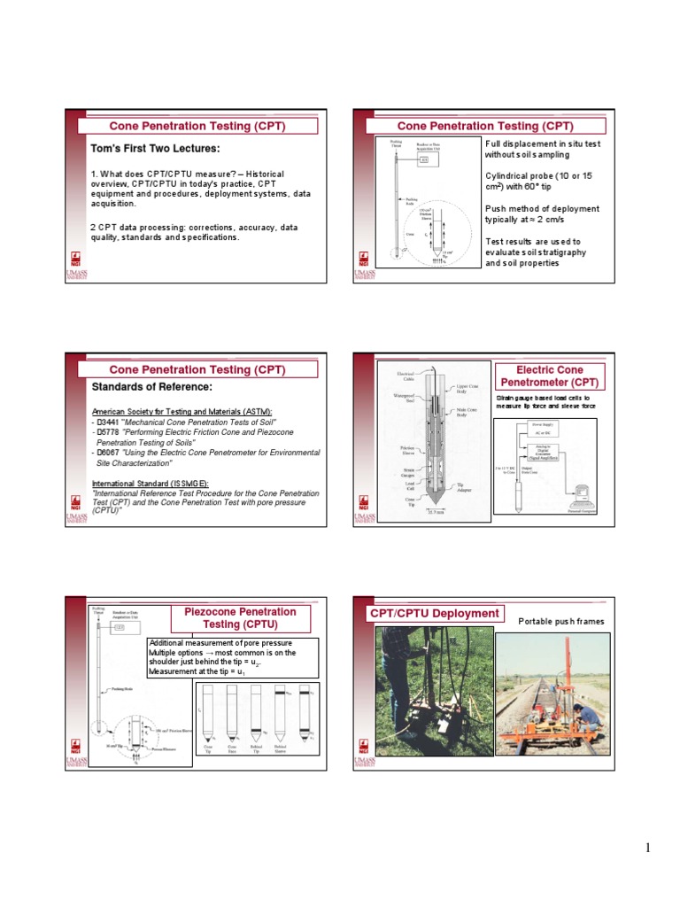 Cone Penetration Test | PDF | Materials | Applied And Interdisciplinary ...