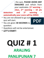 Quiz (Yamang Likas NG Asya)