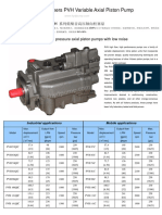 Eaton Vickers PVH Variable Axial Piston Pump: Industrial Applications Mobile Applications