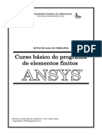 Apostila Minicurso ANSYS COMPLETO Jesiel 1 PDF