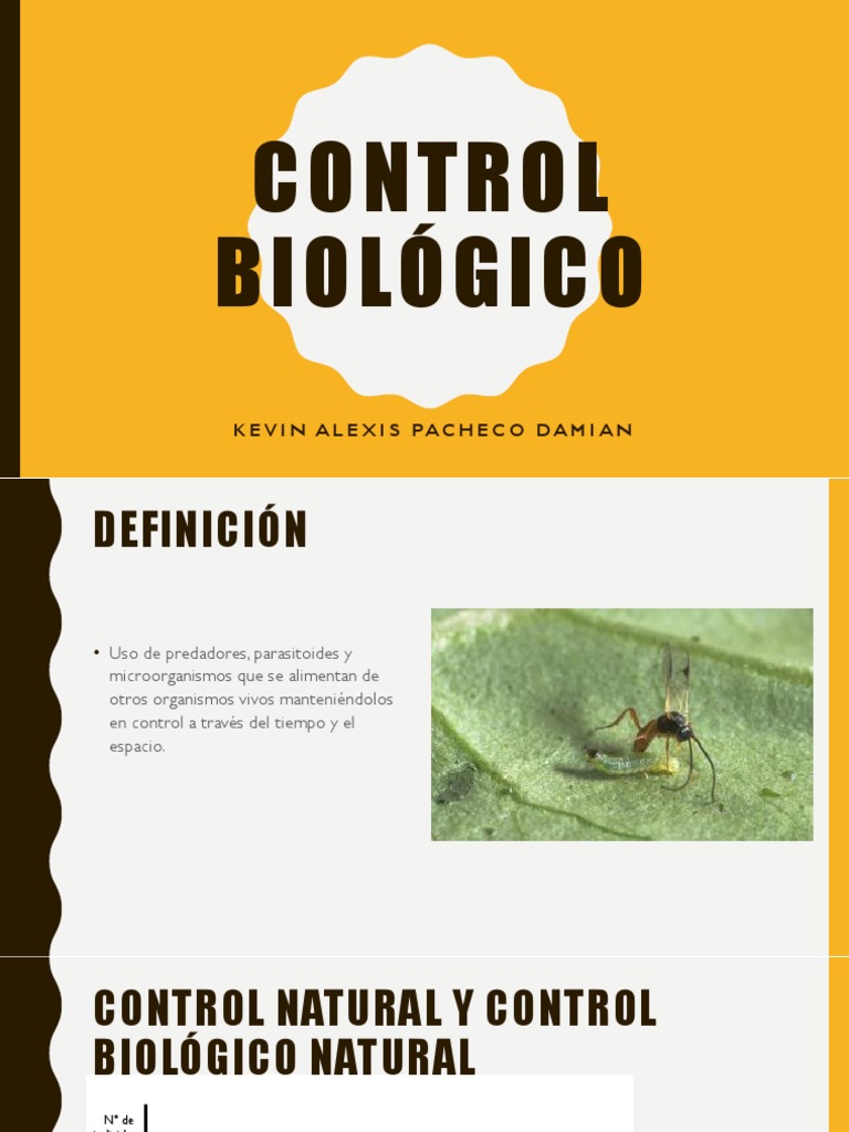 Control Biológico: Definición y Métodos | PDF | Control biológico de ...