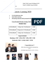 SPEC Remote Learning Flyer