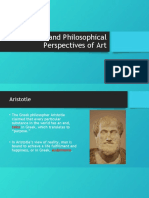 Functions and Philosophical Perspectives of Art
