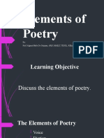 4 Elements of Poetry - PPSX