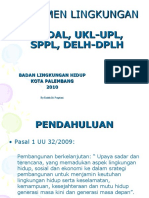 Prosedur Dokumen Lingkungan Hidup Di Kota Palembang