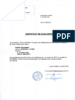 Certificat Présence Mohamed-2017 2018 PDF