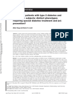 Non-Obese Patients With Type 2 Diabetes and Prediabetic Subject