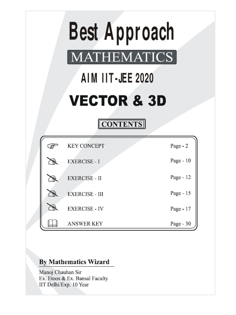 Vector 3d Sheet Pdf Pdf Euclidean Vector Elementary Geometry