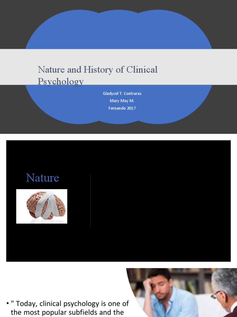 Overview of Clinical Psychology History | PDF | Clinical Psychology ...